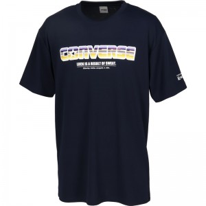 converse(コンバース)4S プリントTシャツバスケットTシャツ M(cb241361-2900)