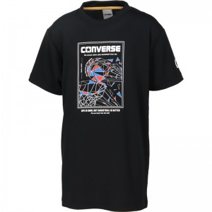 converse(コンバース)4S JRプリントTシャツバスケットTシャツ J(cb441353-1911)