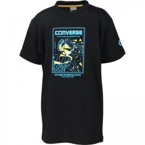 converse(コンバース)4S JRプリントTシャツバスケットTシャツ J(cb441353-1922)