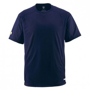 デサント DESCENTE丸首Tシャツ野球 ソフトベースボールTシャツ(DB200-DNVY)