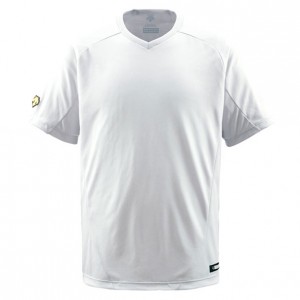 デサント DESCENTEV首Tシャツ野球 ソフトベースボールTシャツ(DB202-SWHT)