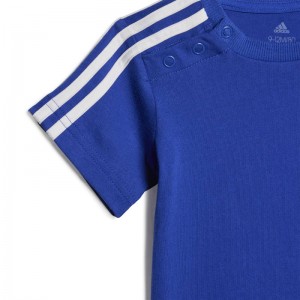 adidas(アディダス)I ESS 3S SPORT Tシャツ ショーツ セットスポーツスタイルウェアトレーニングシャツDI154