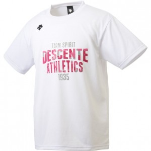 デサント DESCENTEワンポイントハーフスリーブシャツスポーツ 半袖Tシャツ(dmc5801b-wht)