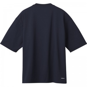 ムーブスポーツmovesportスパンライク ビックシルエットシャツマルチSP半袖 Tシャツ(dmmxja65-nv)