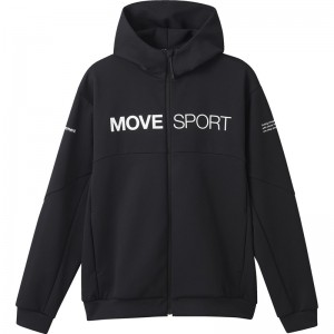 ムーブスポーツmovesportフルジップフーディーマルチSPWUPニットジャケット(dmmxjf20-bk)