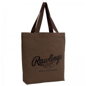 ローリングス Rawlings帆布トートバッグL 27Lバッグ Bag 23FW (EBP13F08-BR/B)