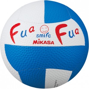 ミカサ mikasaフアフアドッジ2号縫イ(白 青)ハントドッチ競技ボール(FFD2WB)