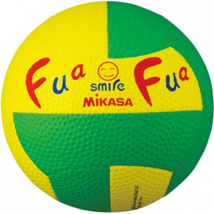 フアフアドッジ2号縫イ(黄/緑)【MIKASA】ミカサハントドッチキョウギボール(FFD2YG)