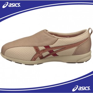 アシックス asicsライフウォ-カ-R307(W) (ベージュ×ブロンズ)(FLC307-0594)