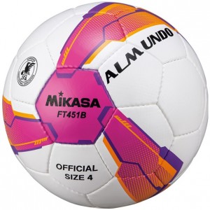 ミカサ mikasaサッカー4号ALMUNDOケンテイテヌイPKサッカーボール4号(ft451bpv)