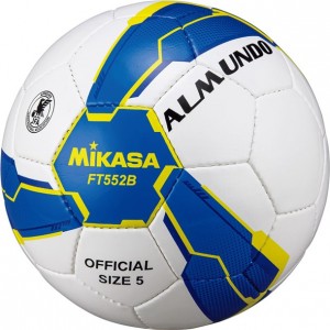 ミカサ mikasaサッカー5号ALMUNDOケンテイテヌイBLサッカーボール5号(ft552bbly)