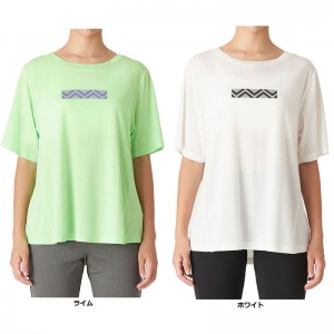 G-FIT(ジーフィット)リラックスフィットショートスリーブトップウェルネス 半袖Ｔシャツ(gac652ts-lime)