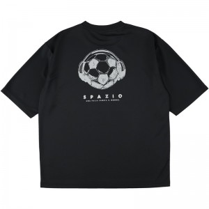 spazio(スパッツィオ)オーバーサイズサッカーボールプラシャツフットサルプラクティクスシャツ(ge0991-02)