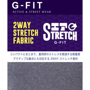 G-FIT(ジーフィット)エアSTRETCH ルーズフィットカプリ フィットネスウェア GF-L979S(G-FIT) ジーフィットウェルネス その他ウェア２ パンツ(gfl979s-hdgl)