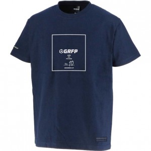 グランデ grandeNO.10スクエアプリントプレミアコットンTフットサル 半袖Tシャツ(gfph21004-8701)