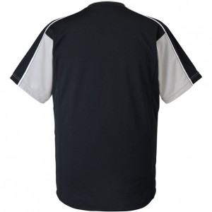 デサント DESCENTEジユニアベースボールシャツ野球 ソフトベースボールTシャツ(jdb104b-bksl)