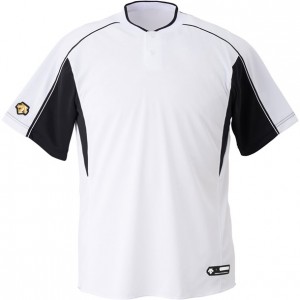 デサント DESCENTEジユニアベースボールシャツ野球 ソフトベースボールTシャツ(jdb104b-swbk)