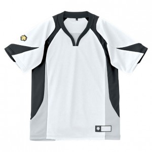 デサント DESCENTEジュニアセカンダリーシャツ JDB-113野球 ソフトレデスBB Tシャツ(JDB113-WBK)