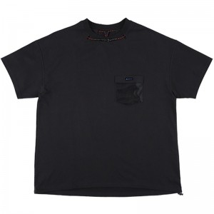 ファイテン(phiten)ファイテンハイブリッドネックTシャツBLK Mボディケア 半袖Tシャツ(jg538004)