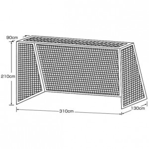 カネヤ KANEYAフットハンドゴールネット フキュウフットサルネット(k1268)