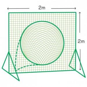 カネヤ KANEYAトスバッティング取替用ダブルネット(硬式向ケ)野球 ソフトネット(KB510WN)