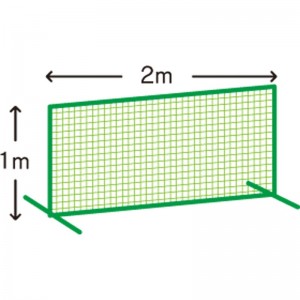 カネヤ(kaneya)1MX2Mフェンスヨウ トリカエシングルネット野球 ソフトネット(kb900n)