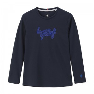 シンプルロゴ長袖シャツle coq sportifテニス長袖Ｔシャツ(LN4FLT20L)