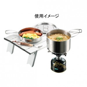 キャプテンスタッグ captainstagステンレス ラーメンクッカー2?アウトドアグッズ(m5511)