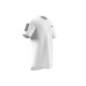 adidas(アディダス)M TENNIS CLUB 3ストライプス 半袖Tシャツ硬式テニスウェアTシャツMLE72