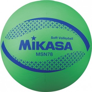 ミカサ mikasaソフトバレー78CM ミドリバレー競技ボール(msn78g)