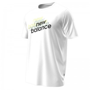newbalance(ニューバランス)Sport Essentials ヘザーテックグラフィックショートスリーブTシャツマルチアスレウェアＴシャツMT41071