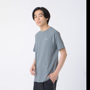 newbalance(ニューバランス)Athletics シームレスショートスリーブTシャツマルチアスレウェアＴシャツMT41080