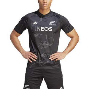 adidas(アディダス)M RUGBY ALL BLACKS RWC パフォーマンス TシャツマルチアスレウェアＴシャツNDU61