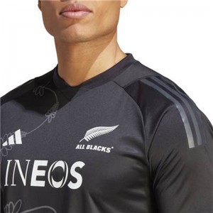 adidas(アディダス)M RUGBY ALL BLACKS RWC パフォーマンス TシャツマルチアスレウェアＴシャツNDU61