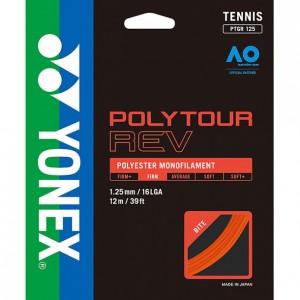 ヨネックス YONEXポリツアーレブ120硬式テニス ストリングス(PTGR120)