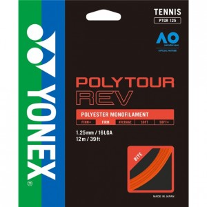 ヨネックス YONEXポリツアーレブ125テニス硬式 ガット(ptgr125-160)