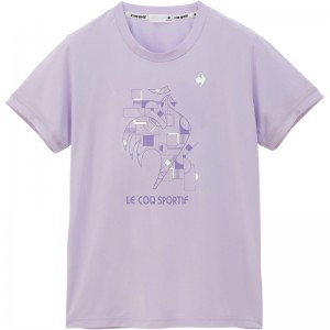 lecoqsportif(ルコック)サンスクリーン 半袖 TシャツマルチSPTシャツ W(qmwxja05-pp)