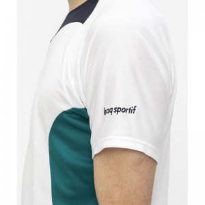 lecoqsportif(ルコック)Aile formeゲームシャツテニストップス単品(シャツ短)(QTMWJA30)