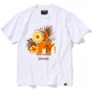spalding(スポルディング)ジュニアTシャツ MTV ハワイナイスバスケットTシャツ J(sjt22069m-2000)