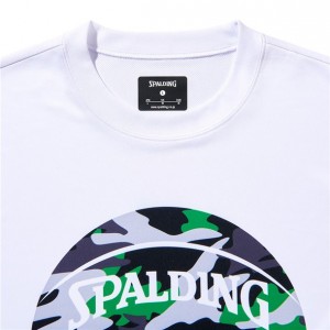 スポルディング SPALDINGTシャツ マルチカモボールバスケット 半袖Tシャツ(smt211010-2000)