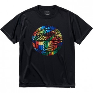 スポルディング SPALDINGTシャツ オプティカルレインボーバスケット 半袖Tシャツ(smt211060-1000)