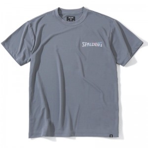spalding(スポルディング)Tシャツ ホログラム ワードマークバスケット 半袖Tシャツ(smt22128-2600)