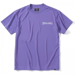 spalding(スポルディング)Tシャツ ホログラム ワードマークバスケット 半袖Tシャツ(smt22128-9200)