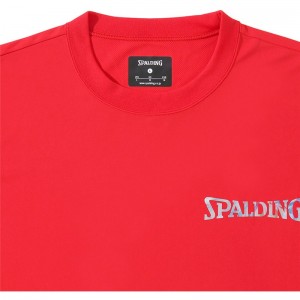 spalding(スポルディング)バレーTシャツ ホログラム ワードマークバレー半袖Tシャツ(smt23068v-6000)
