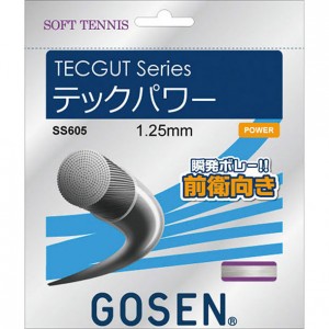 ゴーセン GOSENTECGUT テックパワーソフトテニスストリングス(SS605)