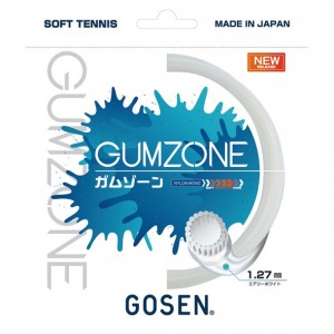 ゴーセン GOSENGUMZONE エアリーホワイトテニスソフト ガット(ssgz11aw)