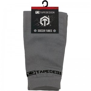 TAPEDESIGNSOCKSSOCCER TUBES GREYサッカーストッキング(t008)