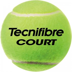 Tecnifibre(テクニファイバー)COURT 4球入り硬式テニス ボール 硬式テニスボール(TBA4CT1)
