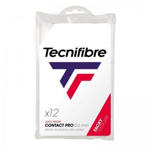Tecnifibre(テクニファイバー)CONTACT PRO WHT 12P硬式テニス ラケット ラケットアクセサリー(TFAA041)