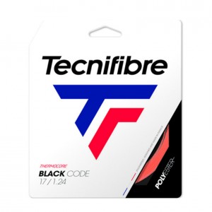 Tecnifibre(テクニファイバー)BLACK CODE（ブラックコード）硬式テニス ストリングス 硬式テニスストリングス(TFSG401)